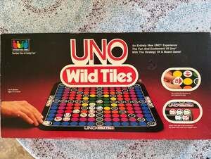 Vintage 1986 UNO Wild Tiles